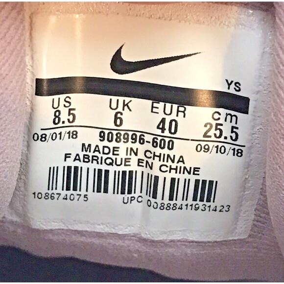 Nike Flex Experience RN 7 Sneakers Women's 8.5 Rose Pink Lace Up Running Shoes - Picture 9 of 11